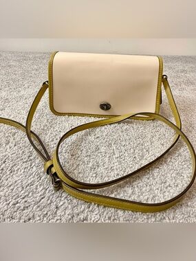 Authentic Coach 2012 Legacy Collection Penny Crossbody Bag Parchment/Citrine